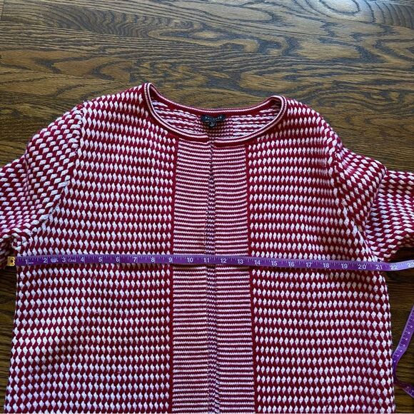 Talbots Pure Merino Wool Open Front Cardigan womens L 100% merino wool red - Picture 12 of 14